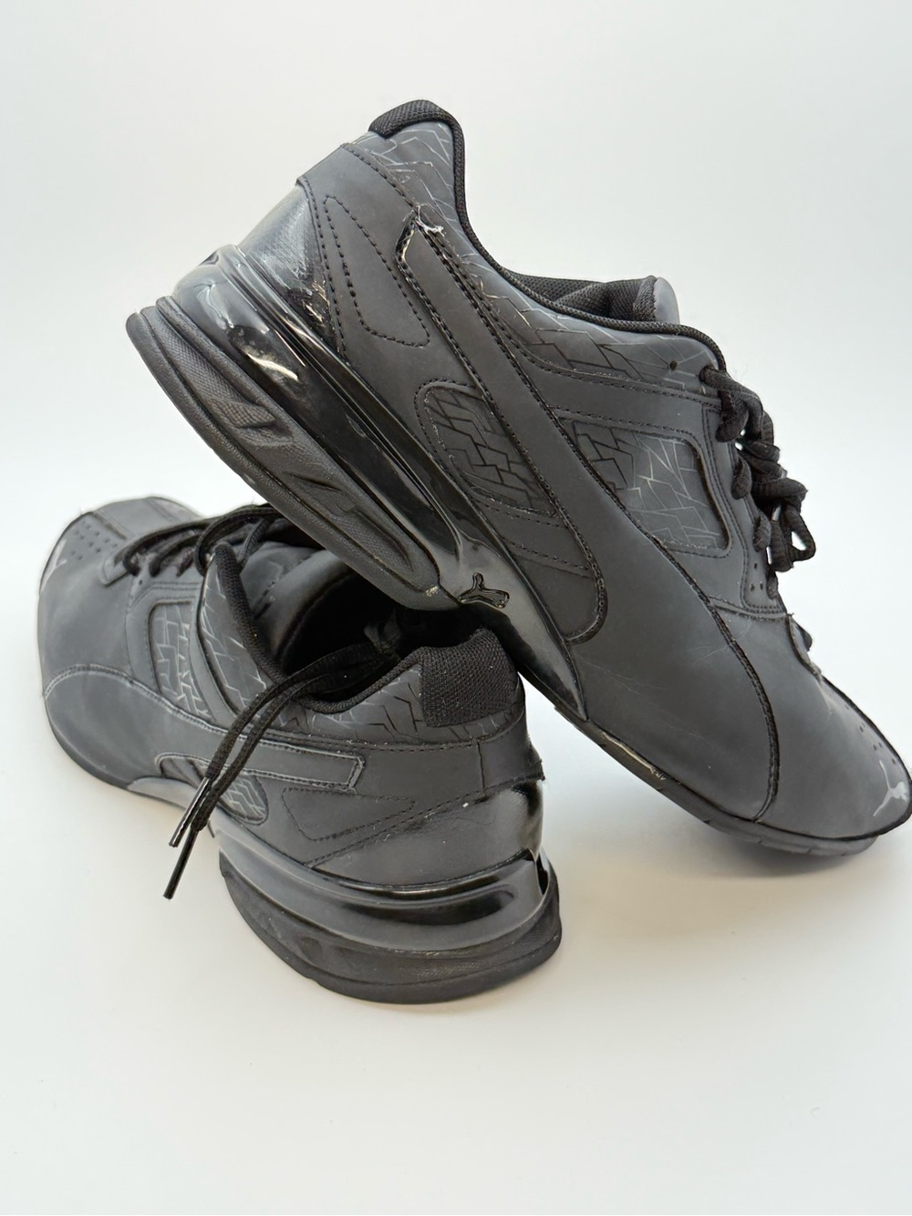 PUMA Tazon 5 Men’s Athletic Sneakers – Black – US 9.5 – 189875-01